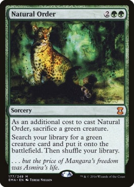 naokuroshop MTG [EMA][177][緑][M][EN][自然の秩序/Natural Order] NM