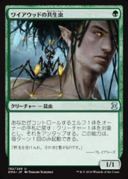 naokuroshop MTG [EMA][192][緑][U][JP][ワイアウッドの共生虫/Wirewood Symbiote] NM