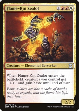 naokuroshop MTG [EMA][201][多][U][EN][炎の血族の盲信者/Flame-Kin Zealot] NM