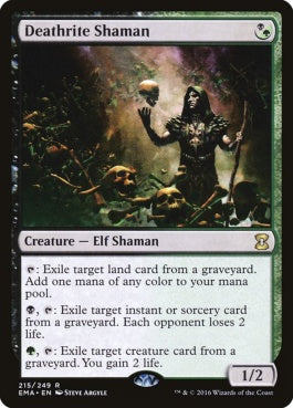 naokuroshop MTG [EMA][215][多][R][EN][死儀礼のシャーマン/Deathrite Shaman] NM