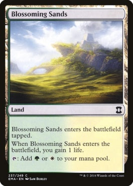 naokuroshop MTG [EMA][237][土地][C][EN][花咲く砂地/Blossoming Sands] NM