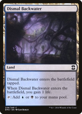 naokuroshop MTG [EMA][238][土地][C][EN][陰鬱な僻地/Dismal Backwater] NM