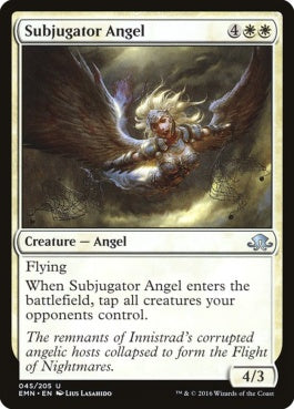 naokuroshop MTG [EMN][045][白][U][EN][支配の天使/Subjugator Angel] NM