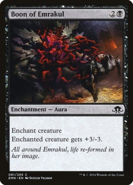 naokuroshop MTG [EMN][081][黒][C][EN][エムラクールの加護/Boon of Emrakul] NM