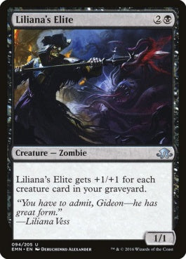 naokuroshop MTG [EMN][094][黒][U][EN][リリアナの精鋭/Liliana's Elite] NM