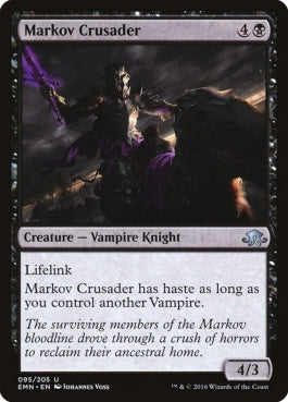 naokuroshop MTG [EMN][095][黒][U][EN][マルコフの十字軍/Markov Crusader] NM