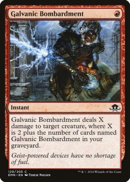 naokuroshop MTG [EMN][129][赤][C][EN][流電砲撃/Galvanic Bombardment] NM