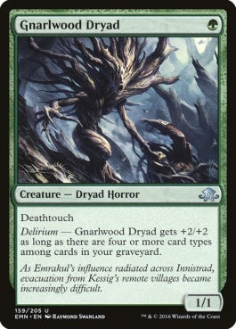 naokuroshop MTG [EMN][159][緑][U][EN][節くれ木のドライアド/Gnarlwood Dryad] NM