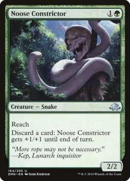 naokuroshop MTG [EMN][164][緑][U][EN][首絞め/Noose Constrictor] NM