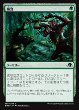 naokuroshop MTG [EMN][166][緑][C][JP][捕食/Prey Upon] NM