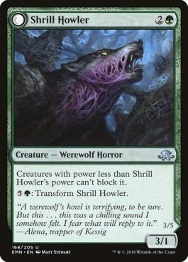 naokuroshop MTG [EMN][168][緑][U][EN][けたたましく吠えるもの/Shrill Howler] NM