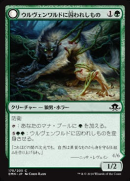 naokuroshop MTG [EMN][175][緑][C][JP][ウルヴェンワルドに囚われしもの/Ulvenwald Captive] NM