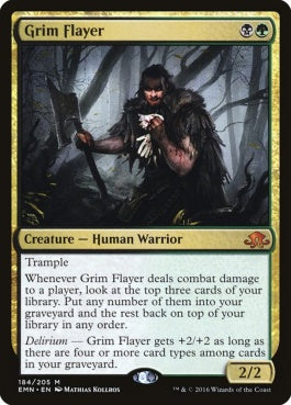 naokuroshop MTG [EMN][184][多][M][EN][残忍な剥ぎ取り/Grim Flayer] NM