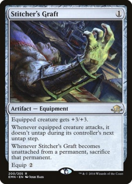 naokuroshop MTG [EMN][200][茶][R][EN][縫い師の移植/Stitcher's Graft] NM