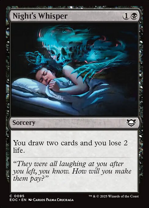 [EOC][0085][黒][C][EN][夜の囁き/Night's Whisper]