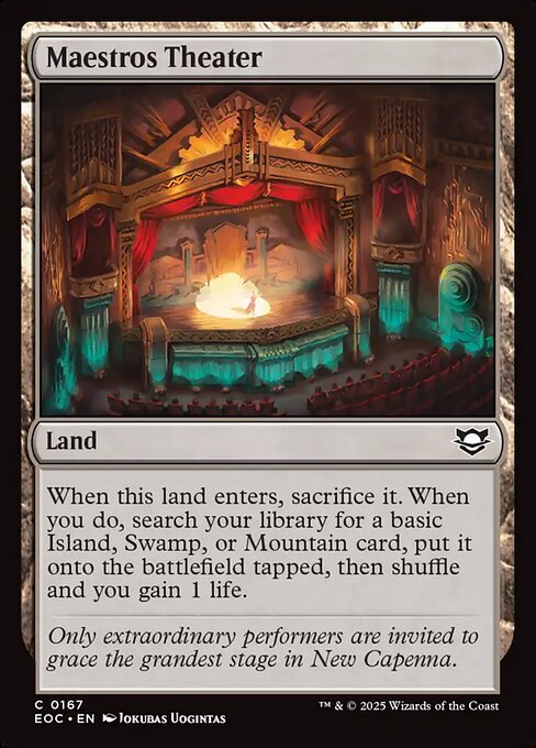 [EOC][0167][土地][C][EN][貴顕廊一家の劇場/Maestros Theater]