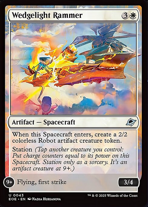 [EOE][0043][白][U][EN][楔光の突撃艦/Wedgelight Rammer]
