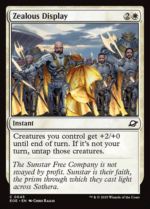 [EOE][0045][白][C][EN][意気軒高の表出/Zealous Display]（foil）