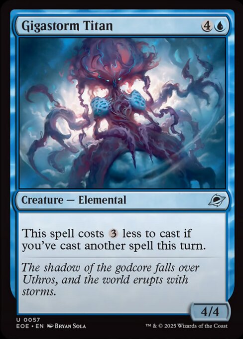 [EOE][0057][青][U][EN][猛嵐のタイタン/Gigastorm Titan]（foil）