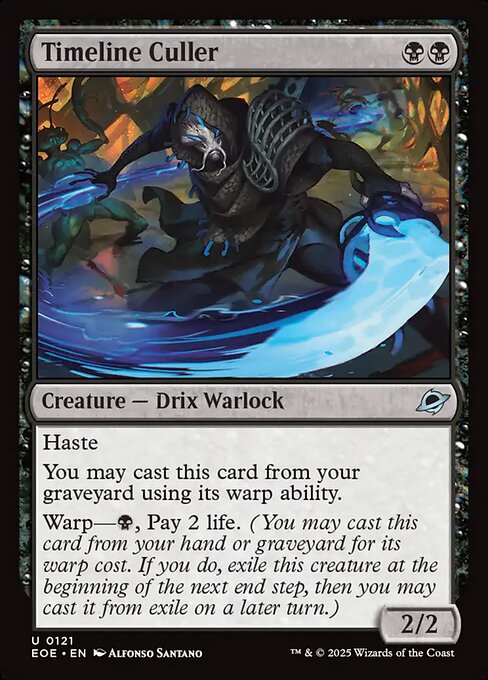 [EOE][0121][黒][U][EN][時系列の選別者/Timeline Culler]（foil）