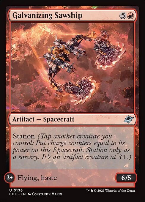 [EOE][0136][赤][U][EN][帯電鋸船/Galvanizing Sawship]