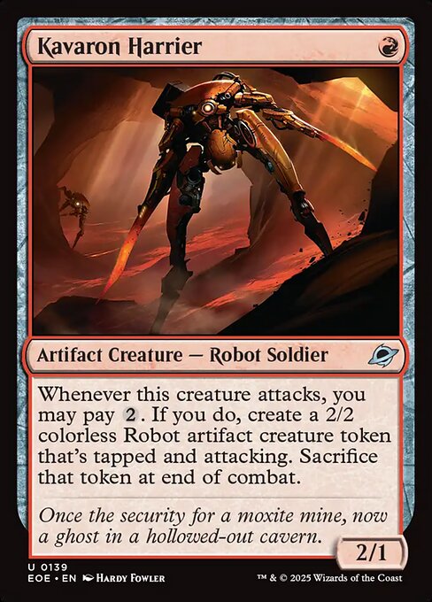 [EOE][0139][赤][U][EN][カヴァーロンの侵略機/Kavaron Harrier]