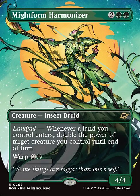 [EOE][0297][緑][R][EN][強靭形態の調和者/Mightform Harmonizer]（foil）