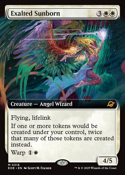 [EOE][0318][白][M][EN][喜びあふれる太陽生まれ/Exalted Sunborn]（foil）