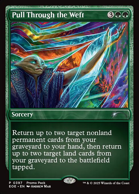 [EOE][0397][緑][U][EN][虚空間の切り抜け/Pull Through the Weft]