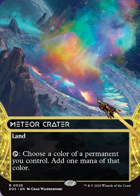 [EOS][0026][土地][R][EN][隕石のクレーター/Meteor Crater]（foil）
