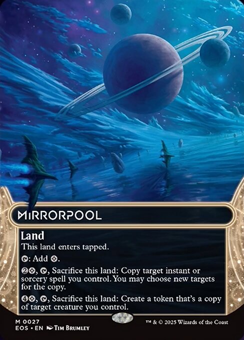 [EOS][0027][土地][M][EN][鏡の池/Mirrorpool]（foil）