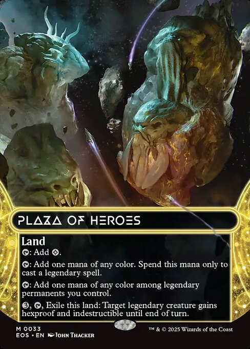 [EOS][0033][土地][M][EN][英雄の公有地/Plaza of Heroes]（foil）