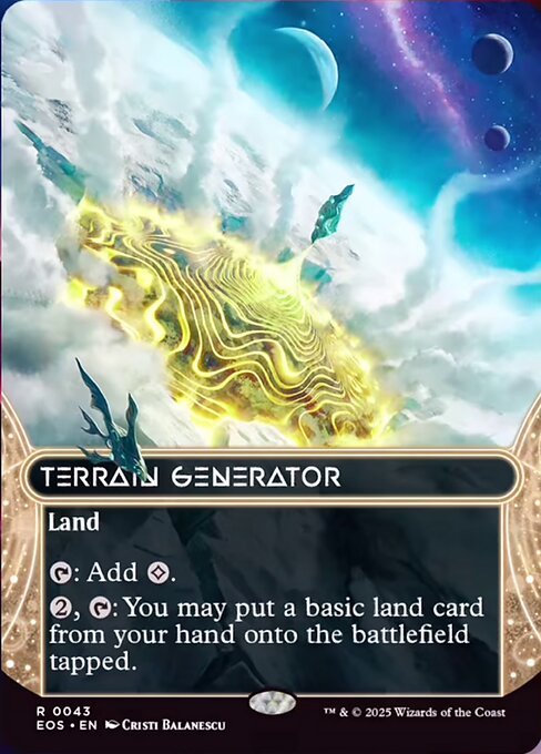 [EOS][0043][土地][R][EN][地形形成装置/Terrain Generator]（foil）