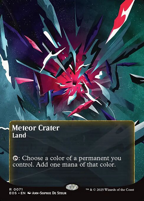 [EOS][0071][土地][R][EN][隕石のクレーター/Meteor Crater]（foil）