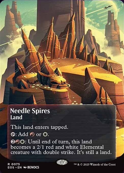 [EOS][0075][土地][R][EN][鋭い突端/Needle Spires]（foil）
