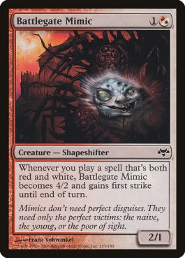 naokuroshop MTG [EVE][133][多][C][EN][戦門のミミック/Battlegate Mimic] NM