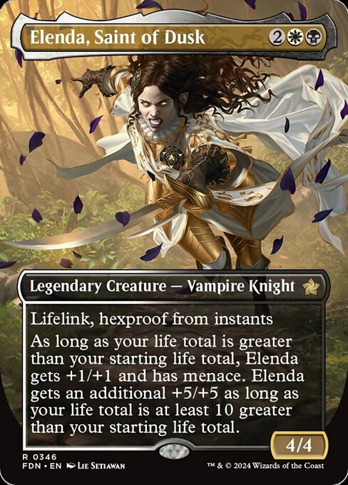 naokuroshop MTG [FDN][0346][多][R][EN][薄暮の聖人、エレンダ/Elenda, Saint of Dusk]（foil） NM