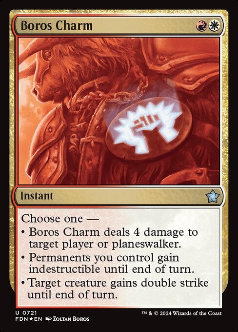 naokuroshop MTG [FDN][0721][多][U][EN][ボロスの魔除け/Boros Charm] NM