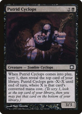 naokuroshop MTG [FUT][075][黒][C][EN][朽ちゆくサイクロプス/Putrid Cyclops] NM