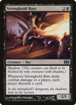 naokuroshop MTG [FUT][079][黒][U][EN][要塞の鼠/Stronghold Rats] NM