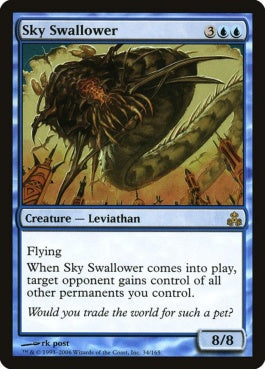 naokuroshop MTG [GPT][034][青][R][EN][空を飲み込むもの/Sky Swallower] NM