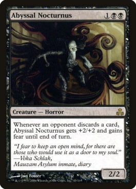 naokuroshop MTG [GPT][043][黒][R][EN][深淵の夜行魔/Abyssal Nocturnus] NM