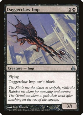 naokuroshop MTG [GPT][048][黒][U][EN][短剣爪のインプ/Daggerclaw Imp] NM