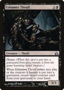 naokuroshop MTG [GPT][050][黒][U][EN][掘り起こしスラル/Exhumer Thrull] NM