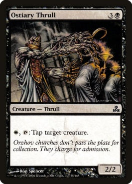 naokuroshop MTG [GPT][055][黒][C][EN][木戸番スラル/Ostiary Thrull] NM