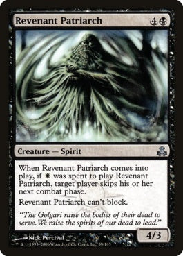 naokuroshop MTG [GPT][059][黒][U][EN][亡霊の首領/Revenant Patriarch] NM