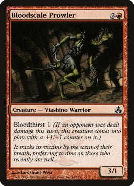 naokuroshop MTG [GPT][064][赤][C][EN][血鱗のうろつく者/Bloodscale Prowler] NM