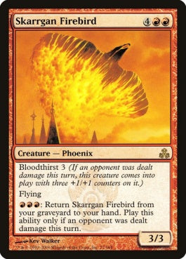 naokuroshop MTG [GPT][077][赤][R][EN][スカルガンの火の鳥/Skarrgan Firebird] NM