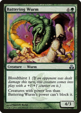 naokuroshop MTG [GPT][079][緑][U][EN][乱打するワーム/Battering Wurm] NM