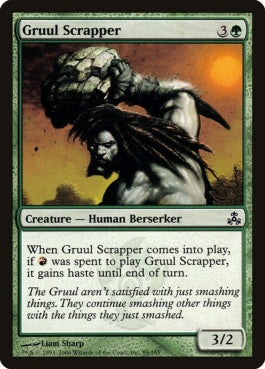 naokuroshop MTG [GPT][089][緑][C][EN][グルールの潰し屋/Gruul Scrapper] NM